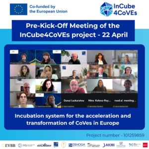 Kickstarting the InCube4CoVEs journey